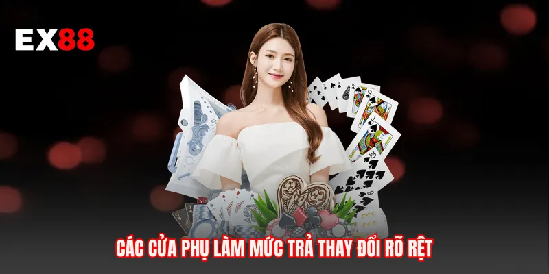 Các cửa phụ làm mức trả thay đổi rõ rệt