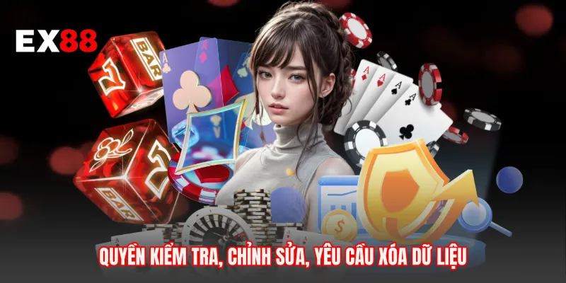 Quyền kiểm tra, chỉnh sửa, yêu cầu xóa dữ liệu
