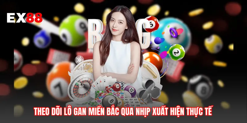 Theo dõi lô gan miền bắc qua nhịp xuất hiện thực tế